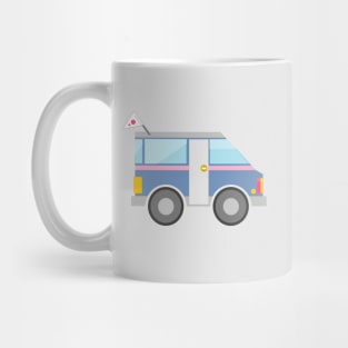 blue van road trip Mug